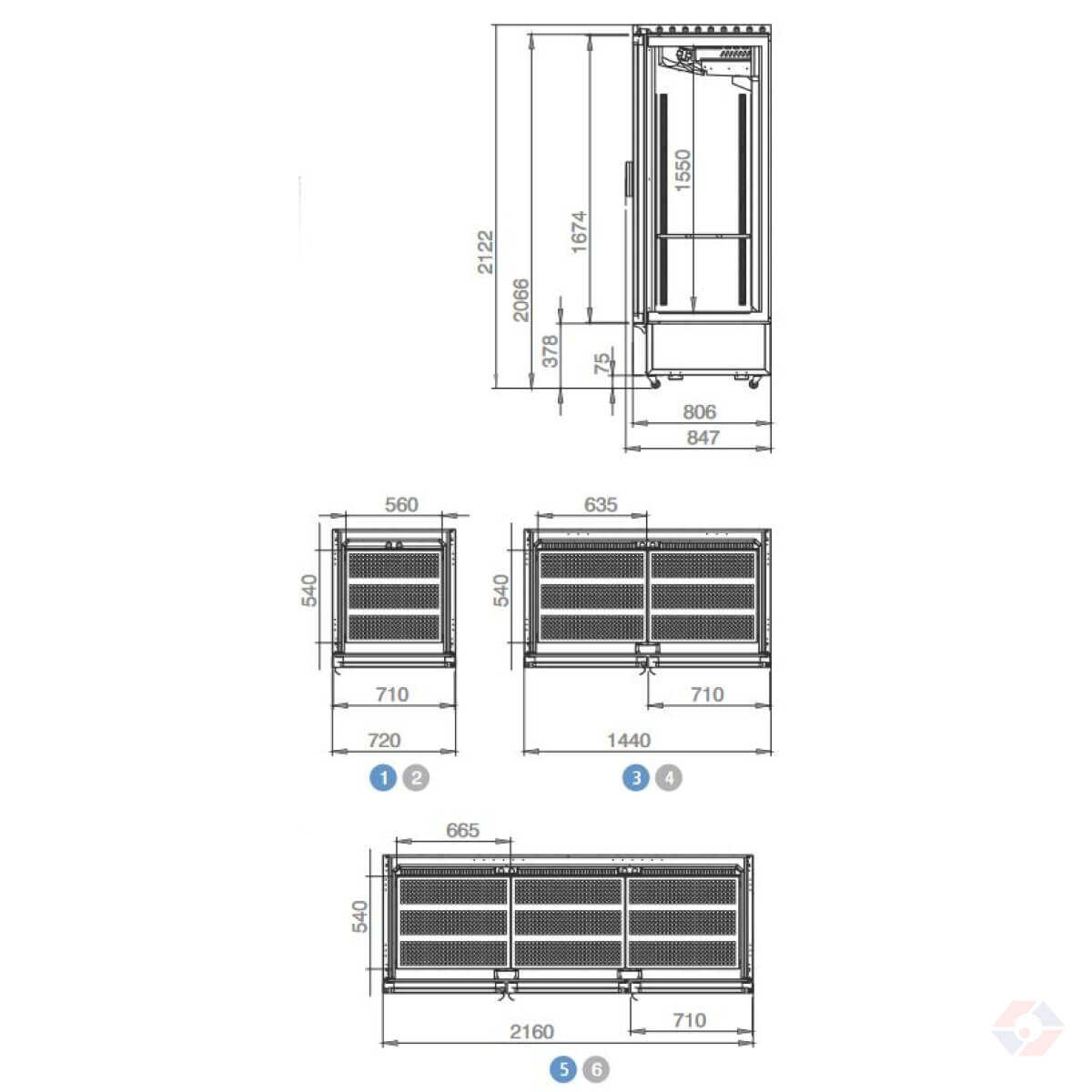 Ψυγεία Μπουκαλιών Ντουλάπια Γαστρονομίας - Image 3