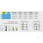 Ψυκτικοί πάγκοι ψύξης μπουκαλιών ύψος 100cm - Image 2