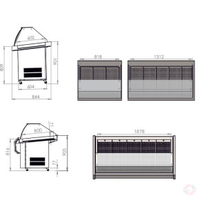 Fish Displays Dimen At Βιτρίνες Για Ψάρια
