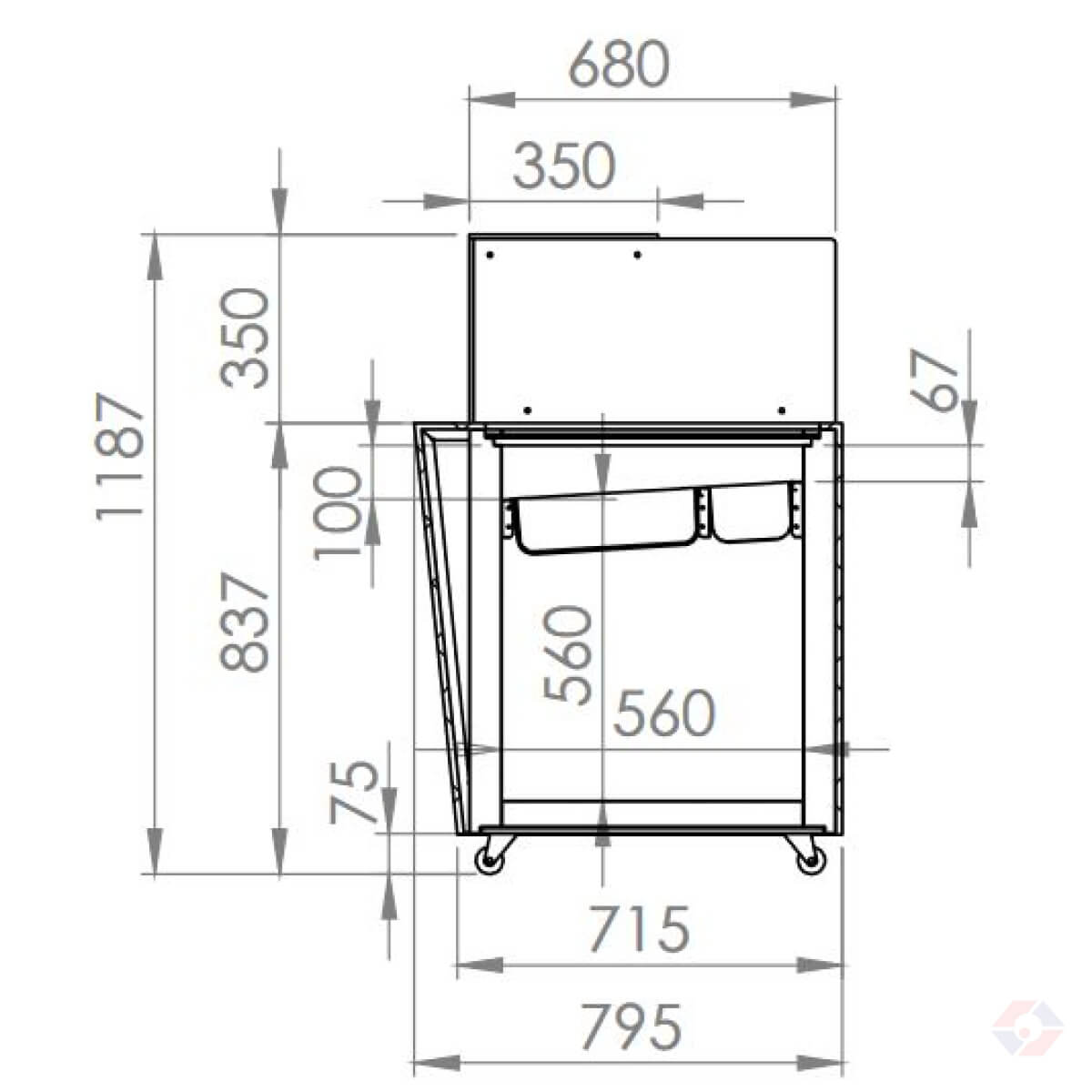 Στατική Βιτρίνα Παγωτού - Image 3