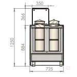 Βιτρίνες παγωτού σειράς pozzetti - Image 3