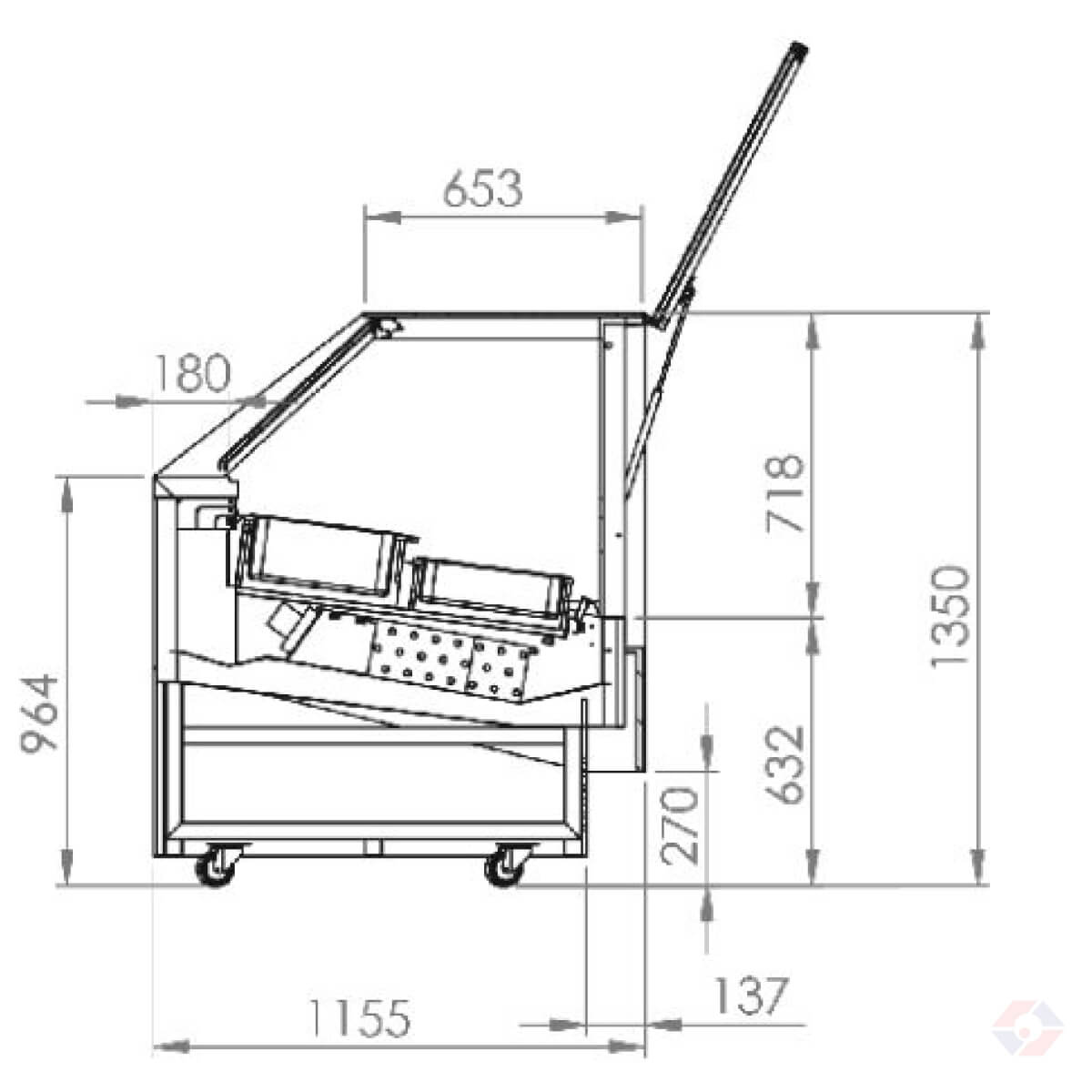 Βιτρίνες Παγωτού – Ζαχαροπλαστικής Super View - Image 3