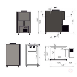 Waste Dimensions At Ψυγείο Αποβλήτων